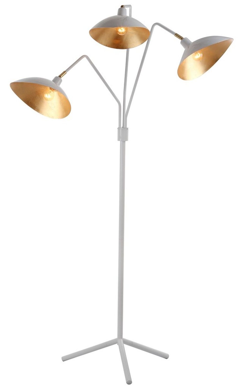Iris 69.5-Inch H Floor Lamp, 40-51" X 69.5", White