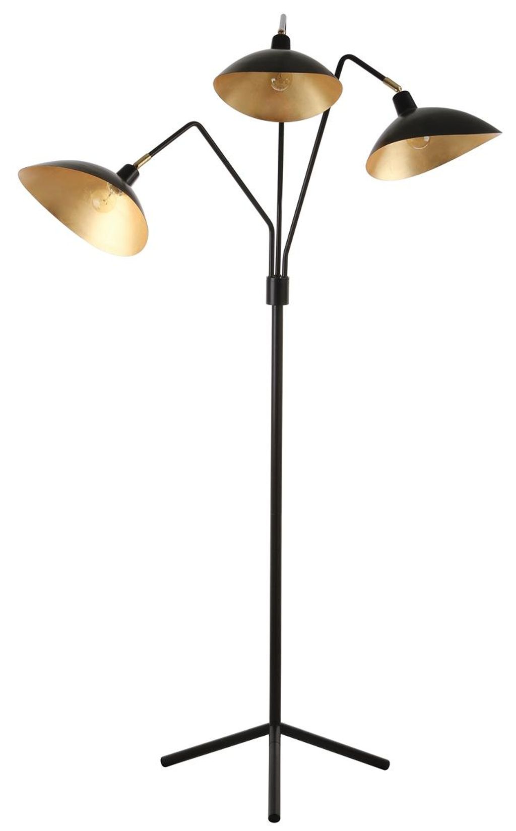 Preview image for Iris 69.5-Inch H Floor Lamp, 40-51" X 69.5", Black