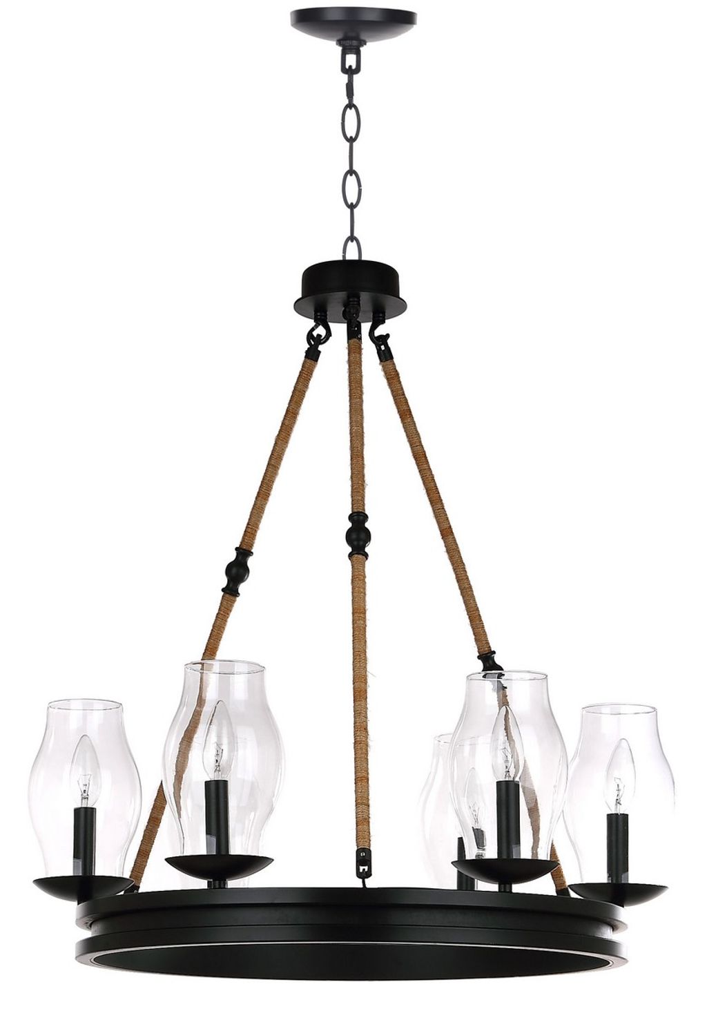 Fritz 25-Inch Dia Adjustable Chandelier, 25" X 104"