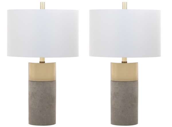 Oliver Table Lamp, 14" X 24", Set Of 2