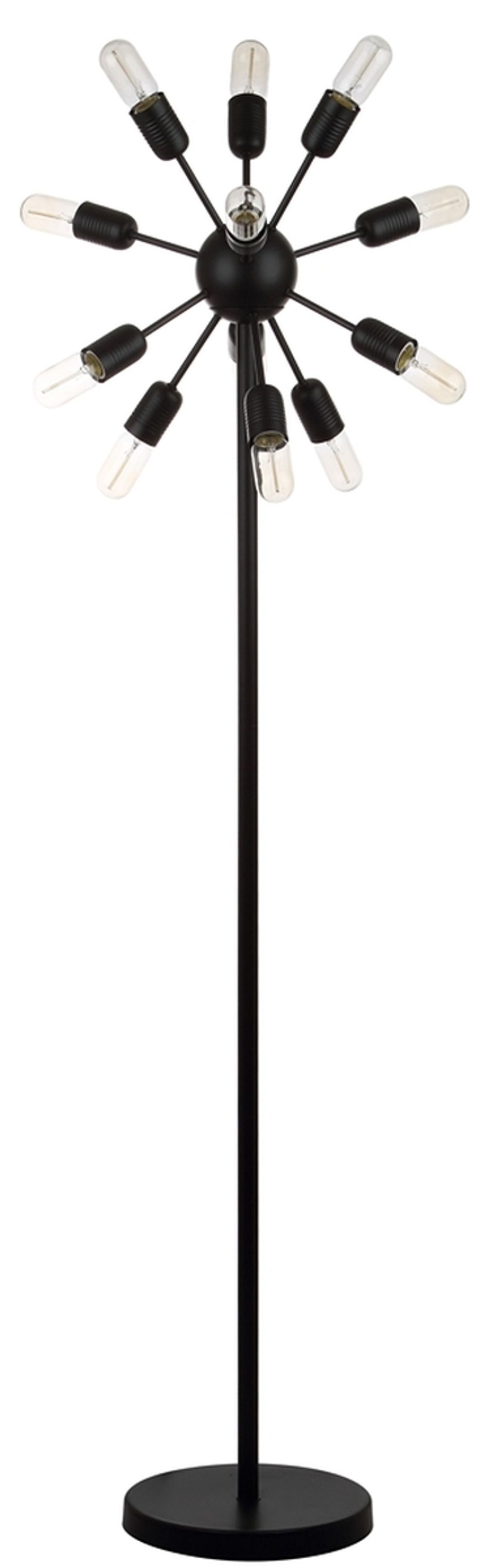 Urban 12 Light 67.5-Inch H Retro Floor Lamp, 17.5" X 67.5"