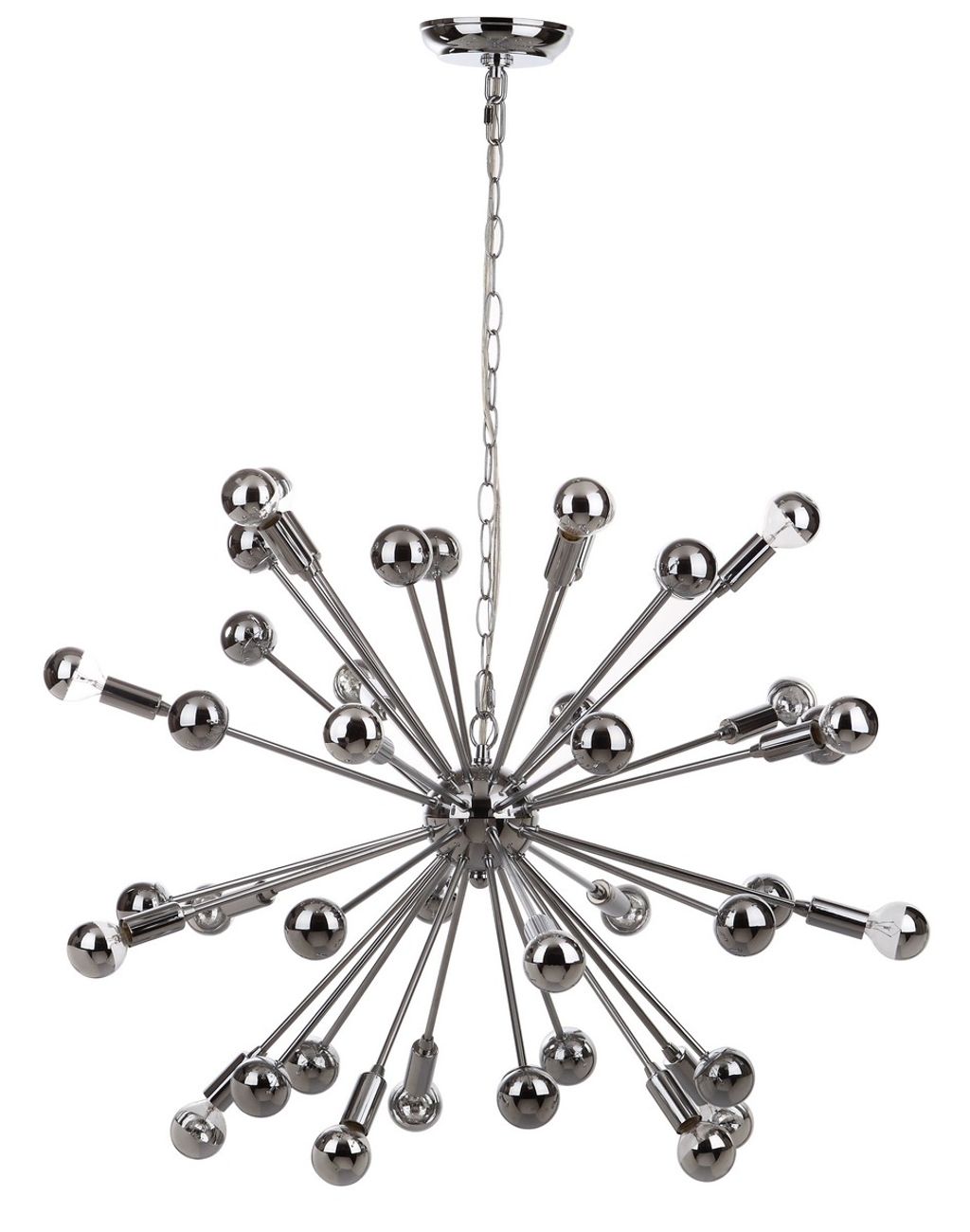 Preview image for Starburst Sputnik 20 Light Chrome 31-Inch Dia Pendant, 31" X 94"