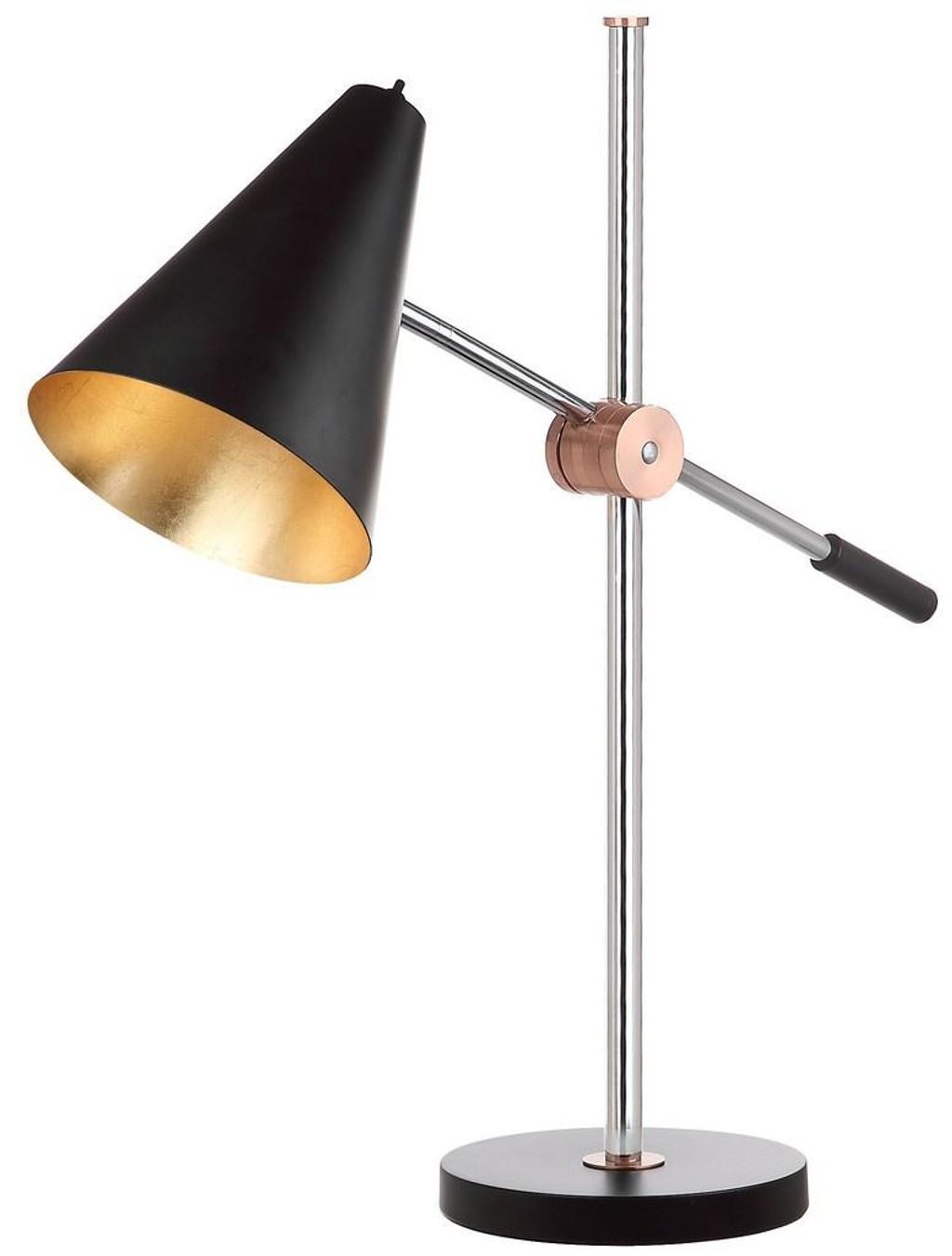 Alexus 28-Inch H Table Lamp, 28" X 28", Black