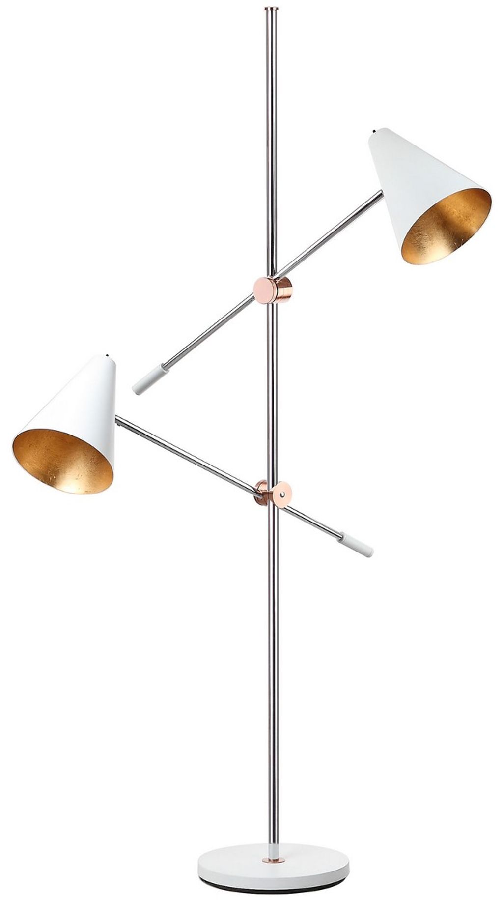 Reed 71-Inch H Floor Lamp, 39.5" X 71", White
