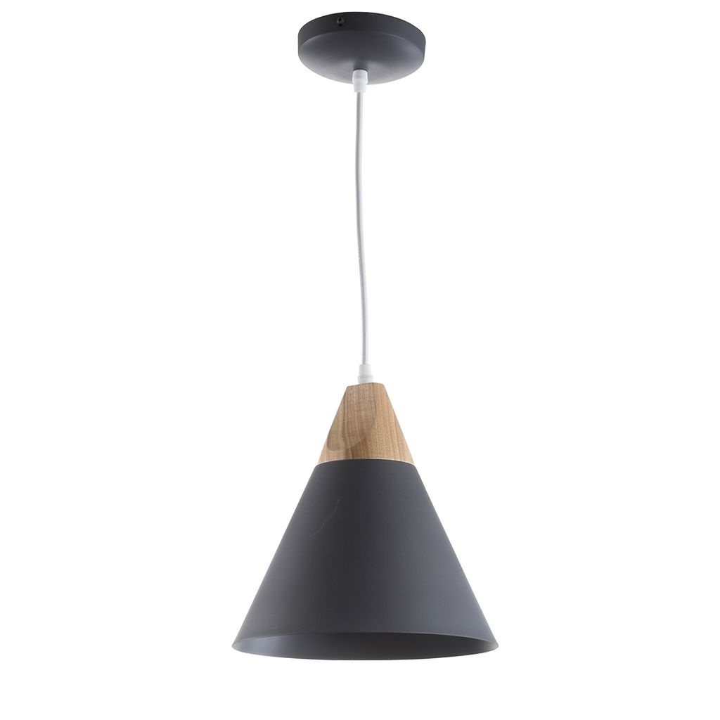 Preview image for Cila Pendant, 10" X 84.9", Dark Grey/Light Brown