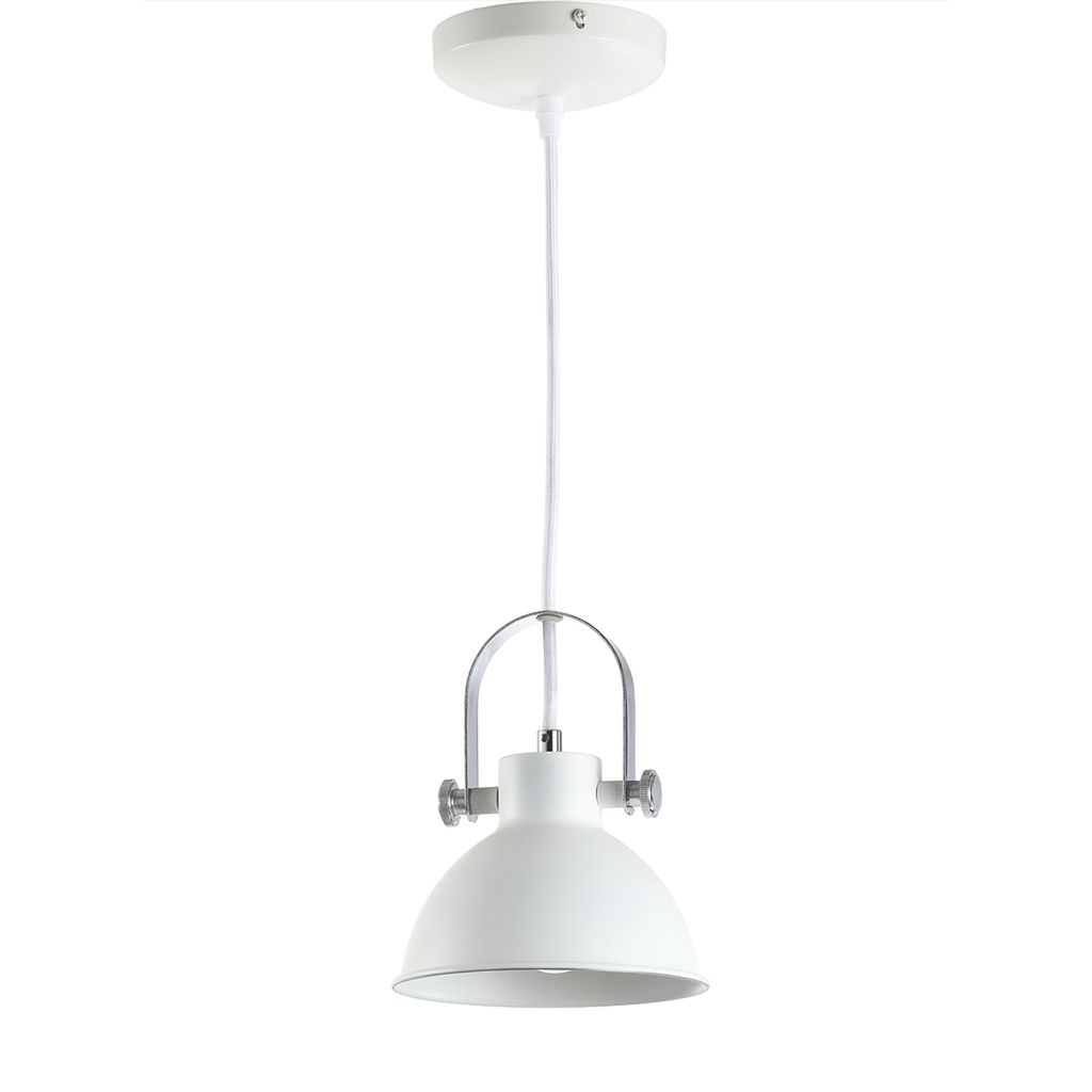 Rove Pendant, 6.25" X 82", White