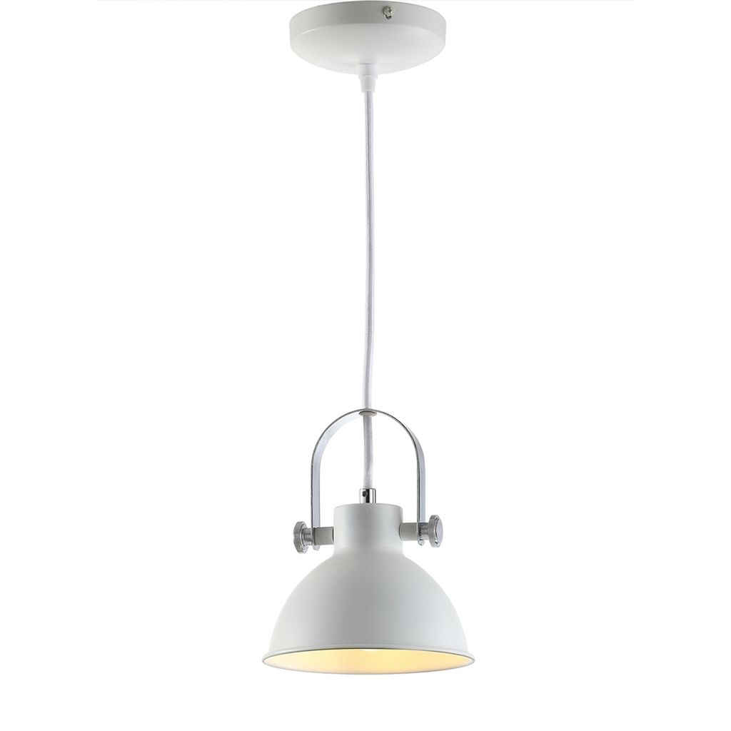 Rove Pendant, 6.25" X 82", White
