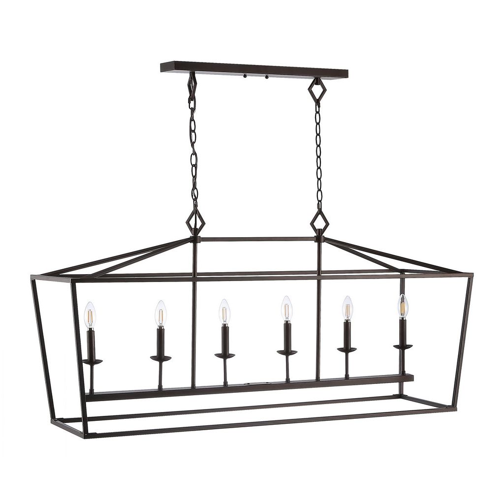 Preview image for Prener 6Lt Pendant, 49" X 101.25"