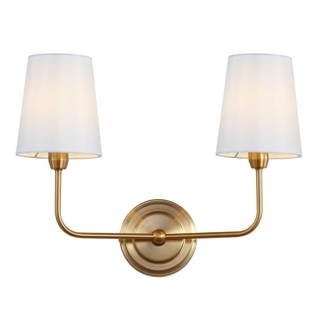 Ezra Two Light Wall Sconce, 17.5" X 13.5"