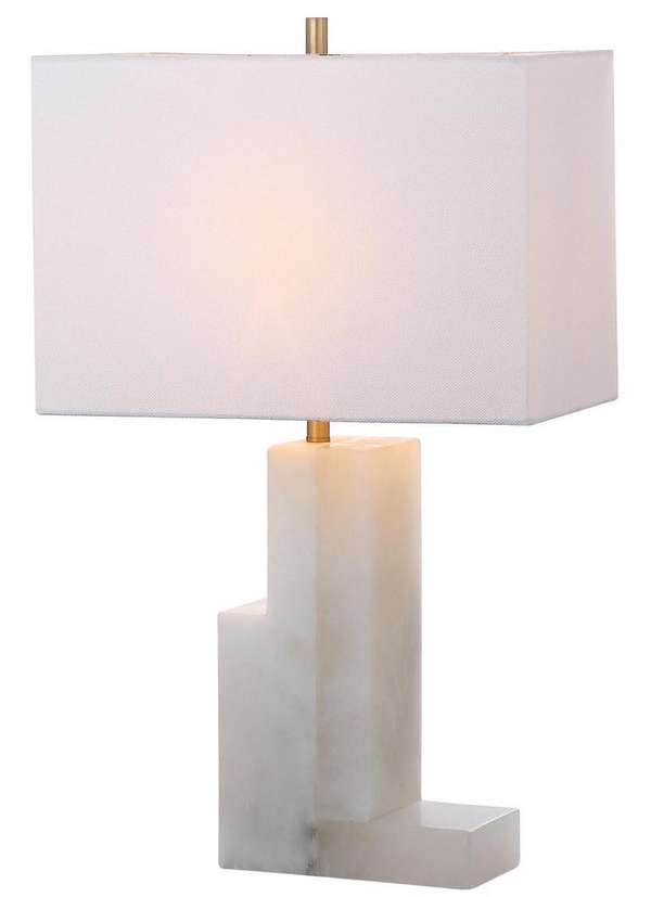 Cora Alabaster 27.75-Inch H Table Lamp, 17" X 27.75"