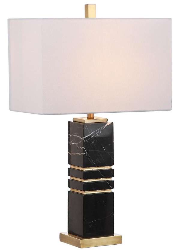 Jaxton Marble 27.5-Inch H Table Lamp, 16" X 27.5"