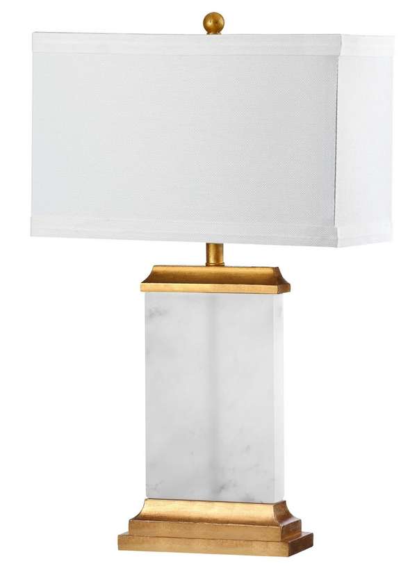 Delilah Alabaster Table Lamp, 15" X 25.5"
