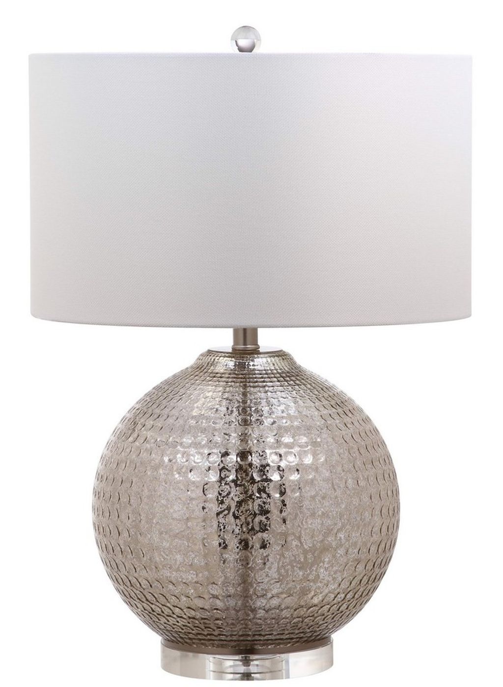 Glass Table Lamp, 17" X 24.5"