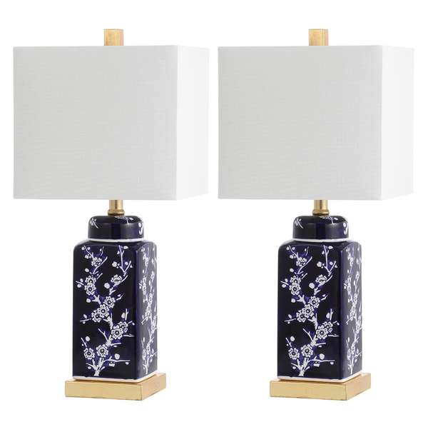 Pilar Table Lamp, 10" X 22", Set Of 2