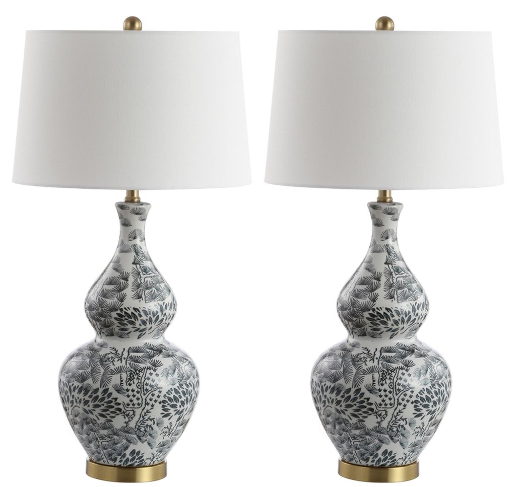 Alder Table Lamp, 17" X 32", Set Of 2