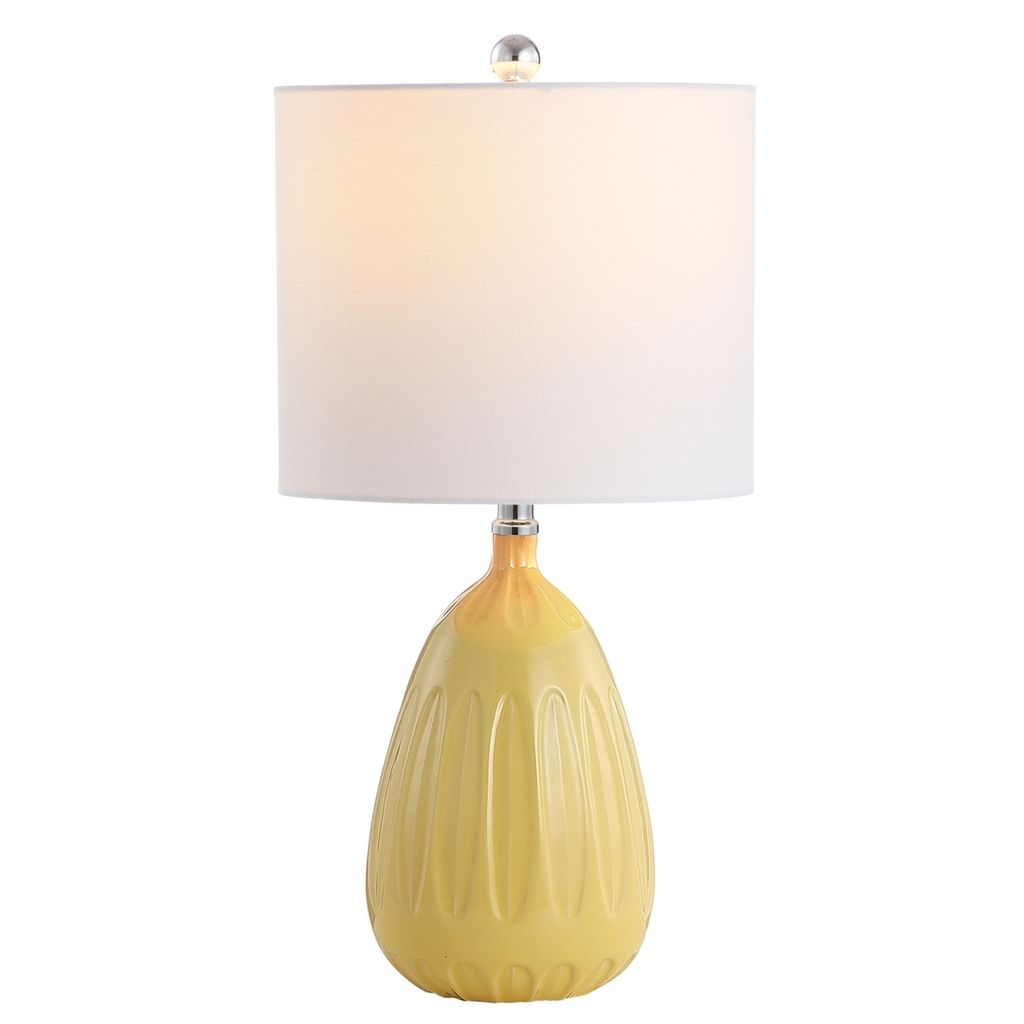 Linnett Table Lamp, 10" X 20", Yellow