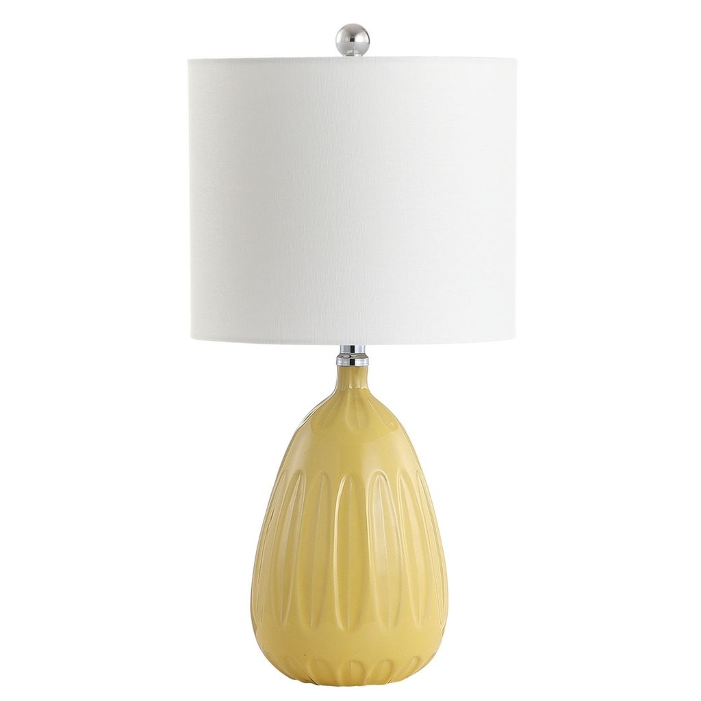 Linnett Table Lamp, 10" X 20", Yellow