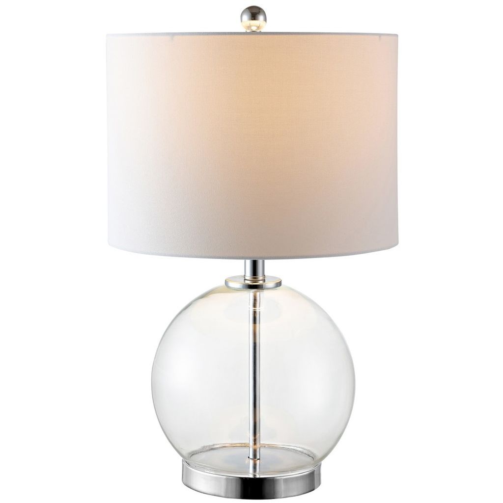 Lonni Table Lamp, 14" X 22.5", Clear/Chrome, Set Of 2