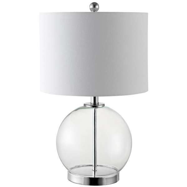 Lonni Table Lamp, 14" X 22.5", Clear/Chrome, Set Of 2