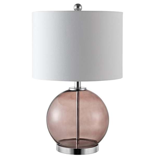 Lonni Table Lamp, 14" X 22.5", Smoked Grey Glass, Set Of 2