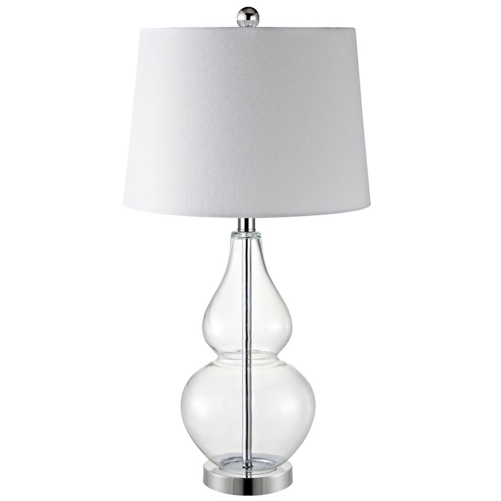 Preview image for Frena Table Lamp, 14" X 26.5", Clear/Chrome, Set Of 2