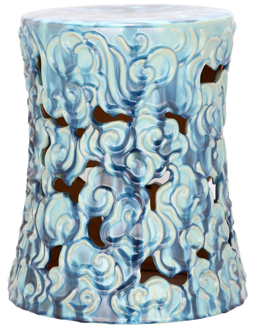 Preview image for Ocean Cloud Garden Stool, 13.5" X 17.75", Blue