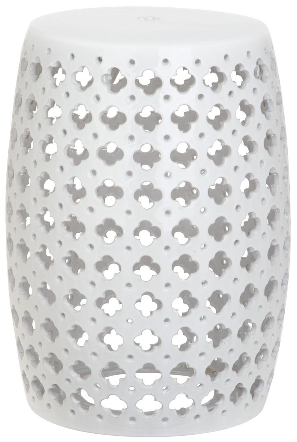Preview image for Lacey Garden Stool, 13" X 18", White