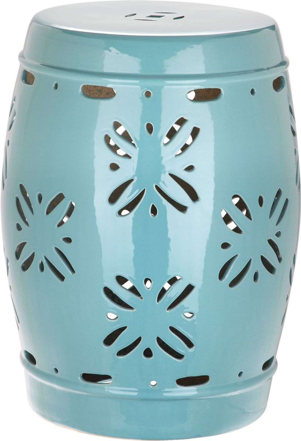 Preview image for Sakura Garden Stool, 13" X 18", Light Blue