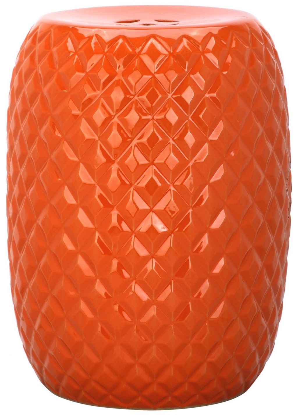 Preview image for Orange Ceramic Garden Stool