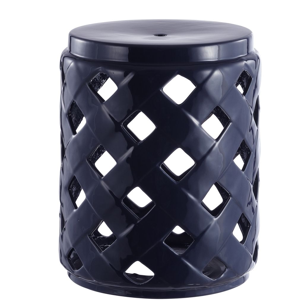 Garden Stool, 13" X 17", Navy