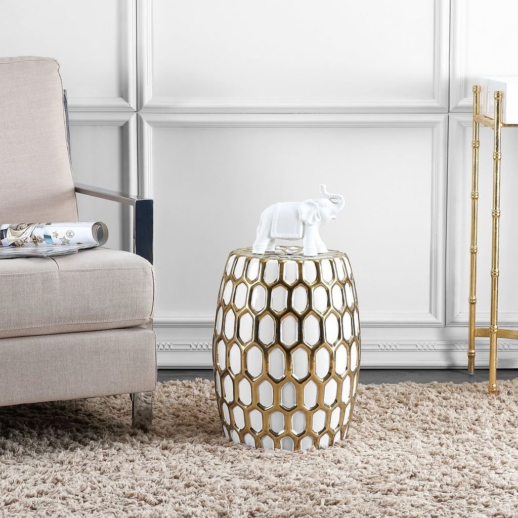 Laili Garden Stool, 13.38" X 17.25"