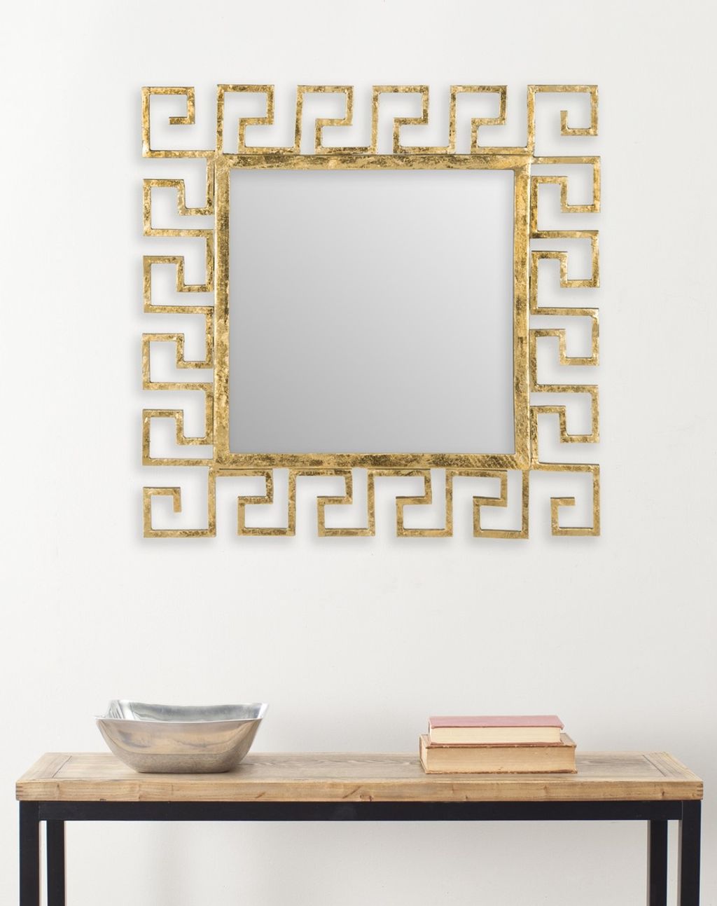Preview image for Calliope Greek Key Mirror, 23" X 23"
