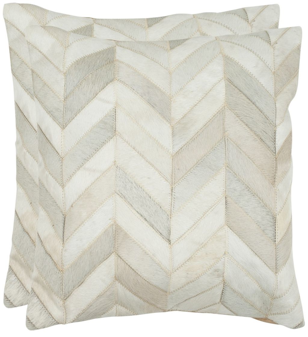 Marley Pillow, 18" X 18", Multi/White, Set Of 2