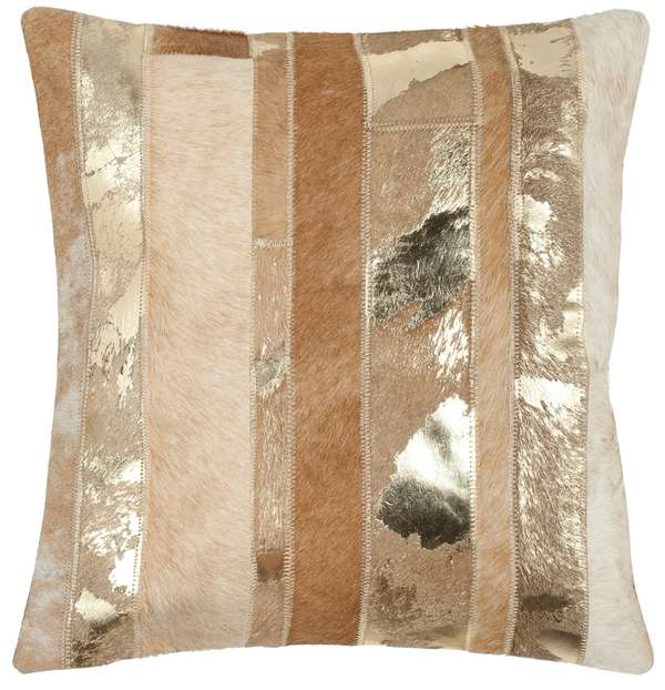 Peyton Pillow, 18" X 18", Gold, Set Of 2