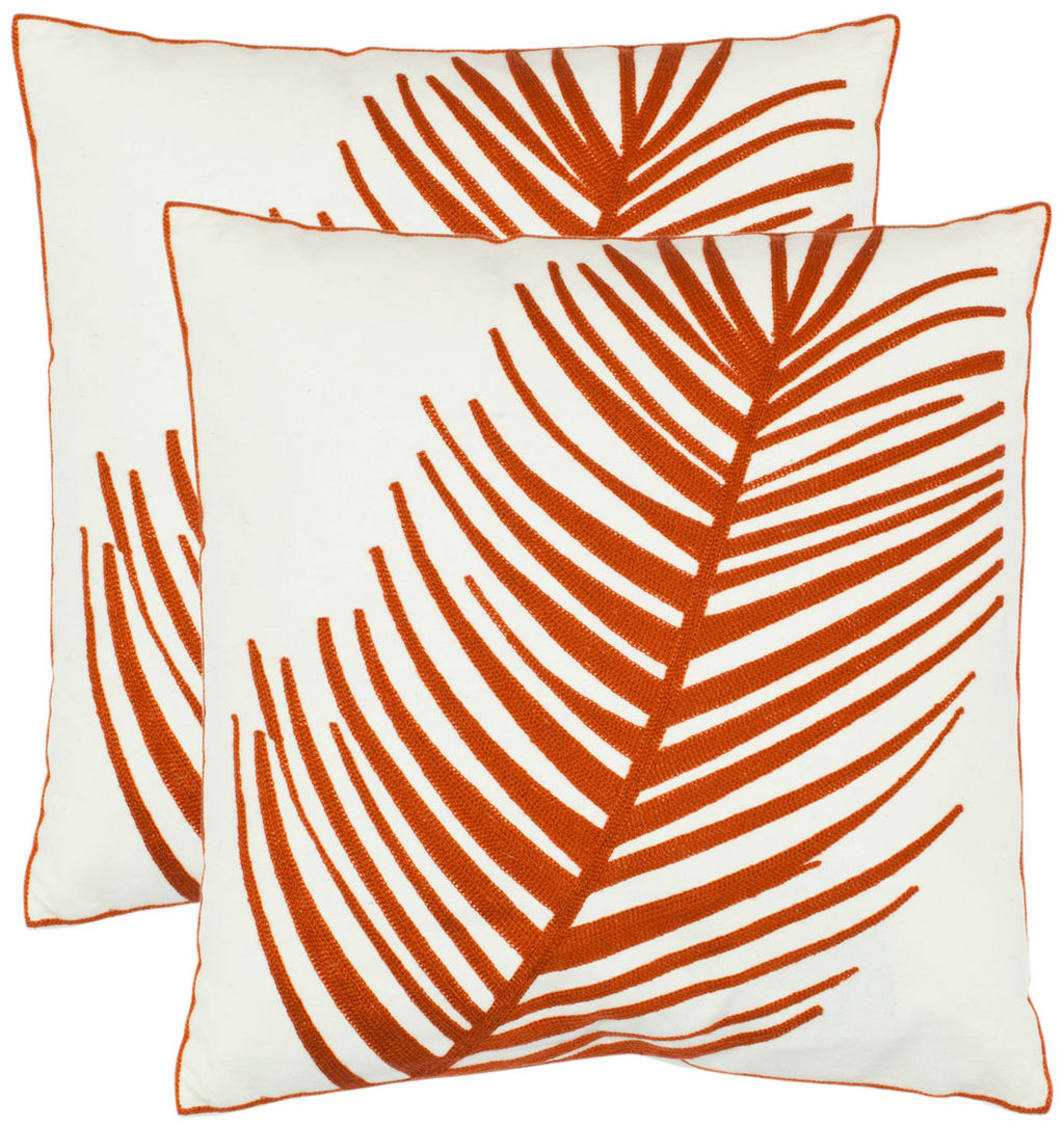 Preview image for Orange Palm Pillows (Set of 2)