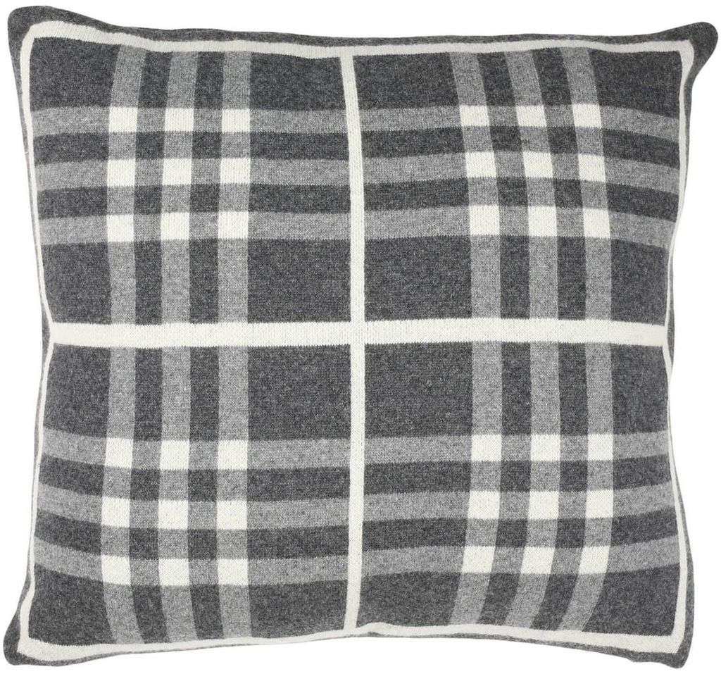 Unity Gingham Knit Pillow, 20" X 20"
