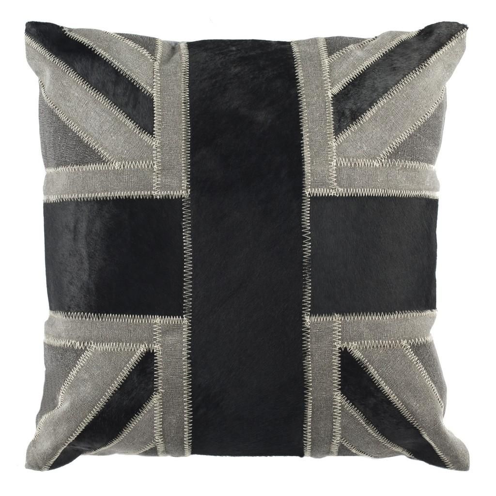 Bristol Cowhide 20"X20" Pillow, 20" X 20"