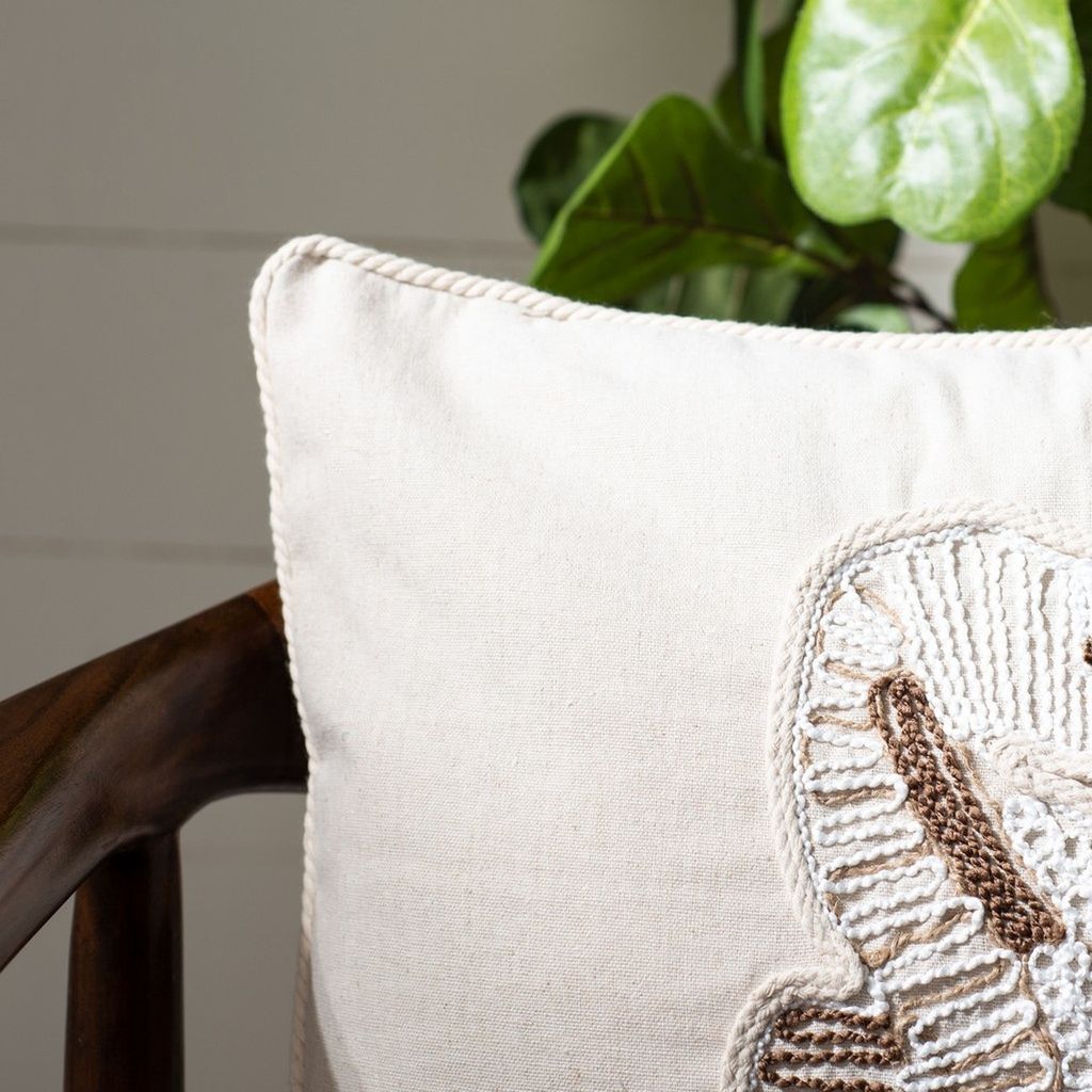 Sanden Seahorse Pillow, 18" X 18"