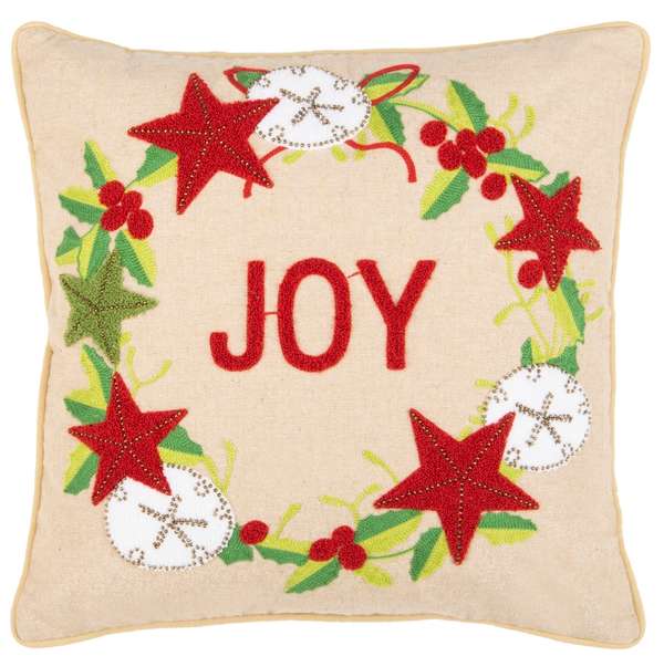 Jolly Joy Pillow, 20" X 12"