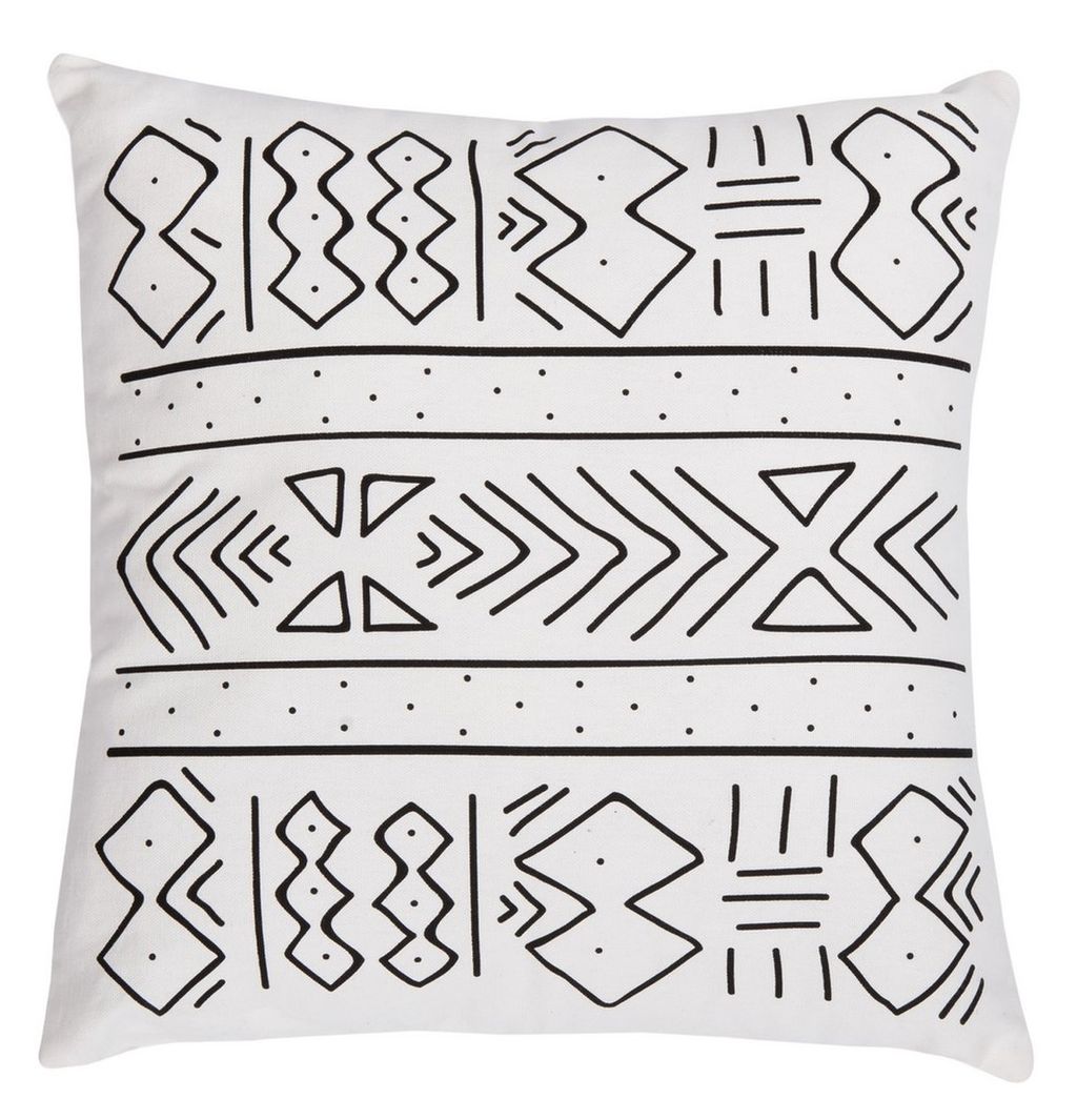Living Room Throw Pillow, 18" X 18" White