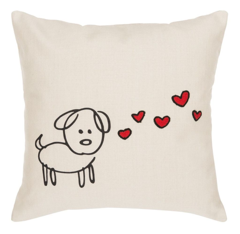 Puppy Love Pillow, 18" X 12"