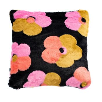 Flower Child Fur Pillow, 20&quot; X 20&quot;