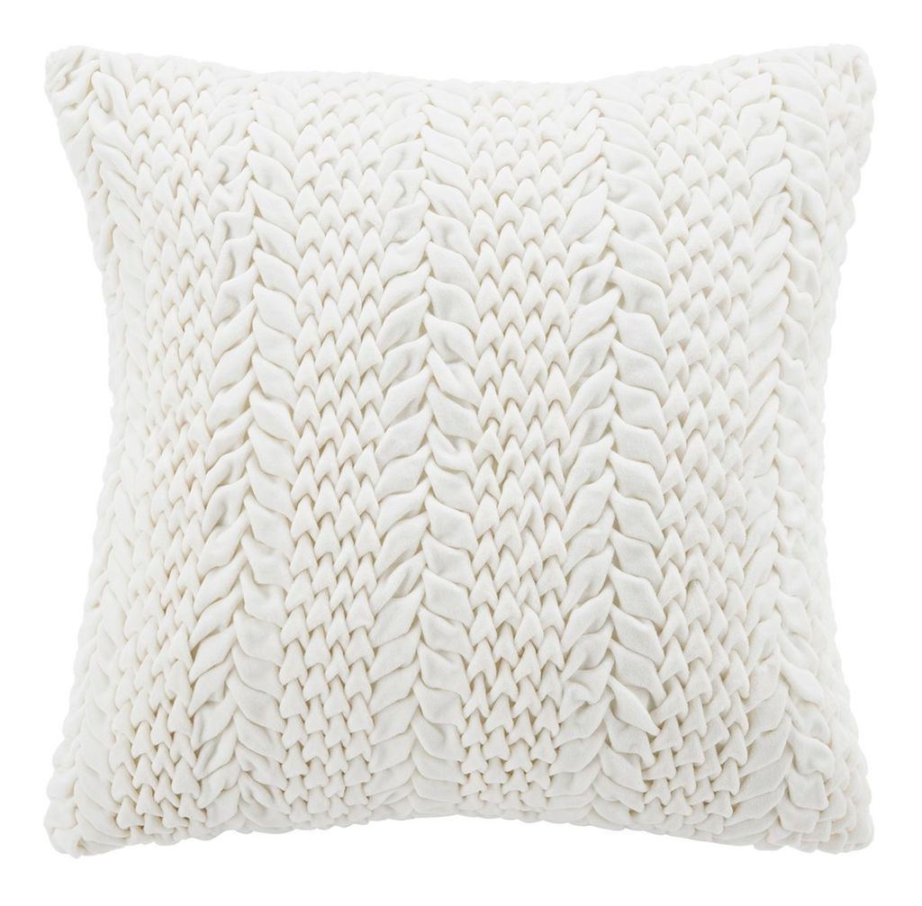 Preview image for Barlett Pillow, 20" X 20", Cream