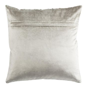 Metallic Pillow, 20&quot; X 20&quot; Beige/Gold