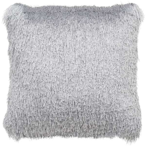 Indoor / Outdoor Shag, 24" X 14", Silver