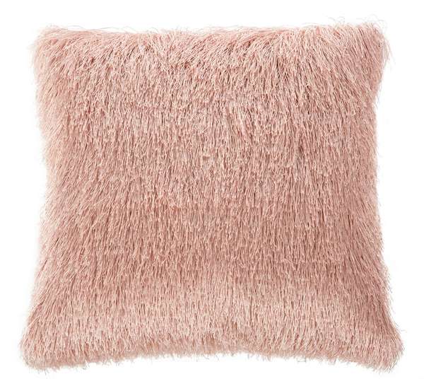 Indoor / Outdoor Shag, 20" X 20", Blush
