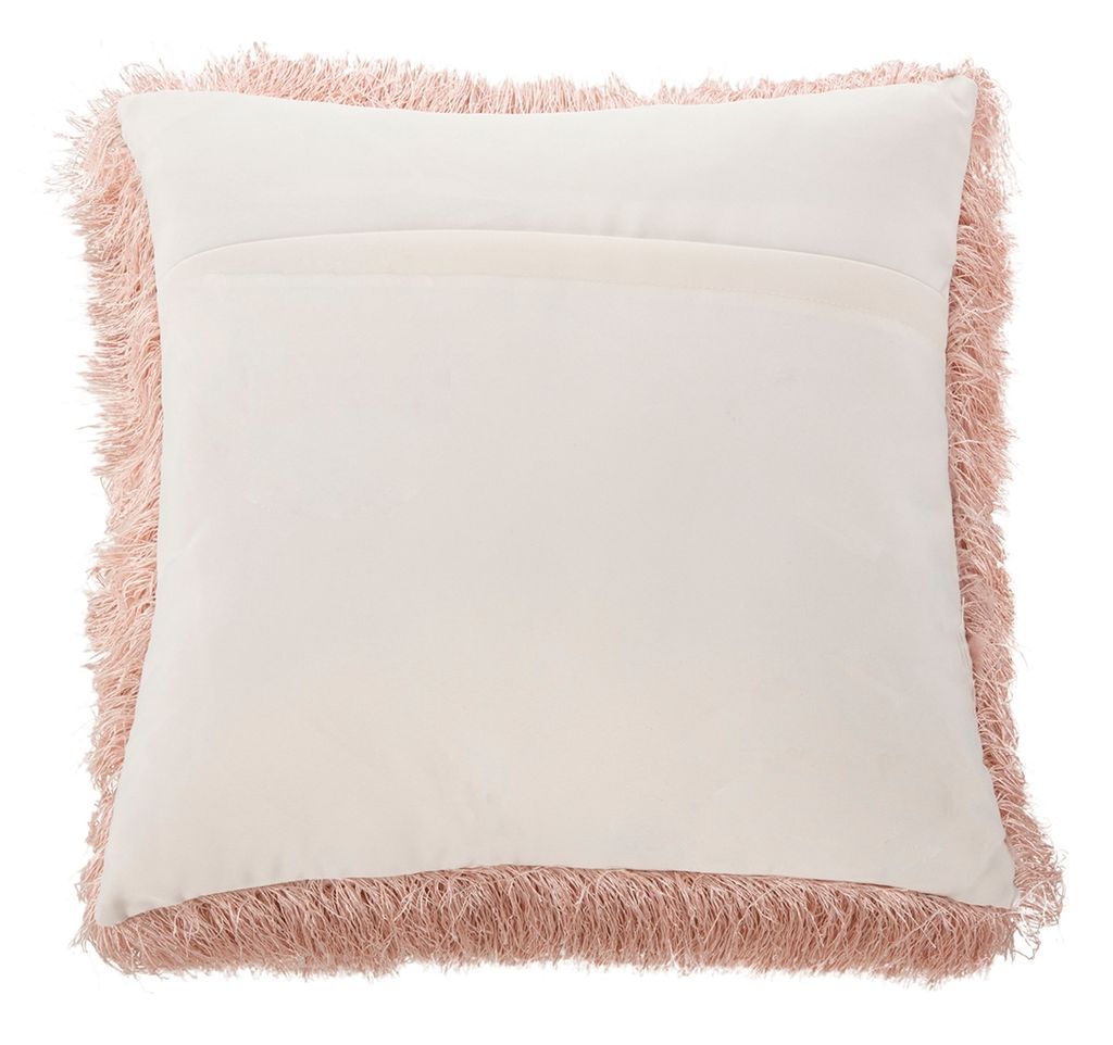 Indoor / Outdoor Shag, 20" X 20", Blush