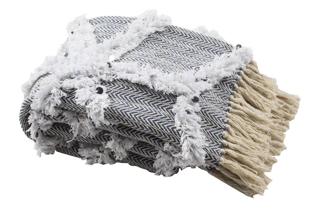 Preview image for Lachlan Fringe Throw, 60" X 50", Grey