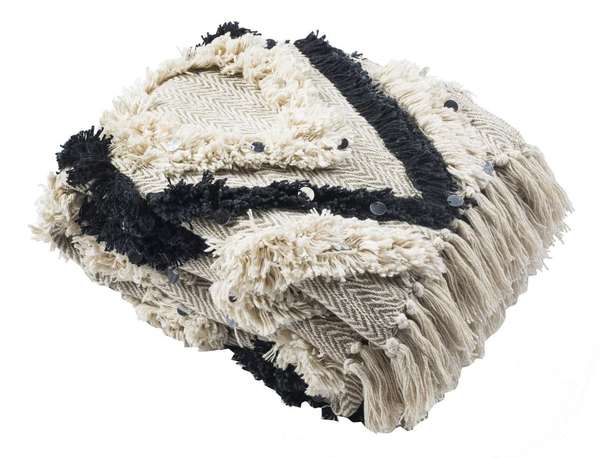 Lila Grace Fringe Throw, 60" X 50"