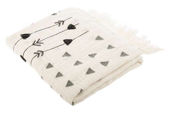 Penton Fringe Throw, 72" X 60"